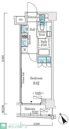 ソラニテ馬込の物件間取画像